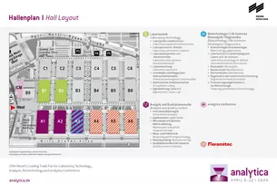 Fairgrounds map of analytica 2024