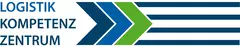Logo with the text ‘Logistics Competence Centre’ and blue and green arrows pointing to the right.
