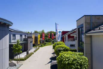 Auf dem Gelände des Bauzentrum Poing können Werbeflächen im Außenbereich angemietet werden