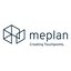Logo von meplan mit dem Slogan 