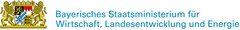 Logo with Bavarian coat of arms and the text “Bavarian State Ministry of Economic Affairs, Regional Development and Energy”.