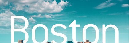 city of Boston, shows the skyline 