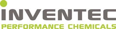 Graues Logo von „inventec“ mit einem grünen Punkt über dem „i“ und grüner Schrift „PERFORMANCE CHEMICALS“ darunter.