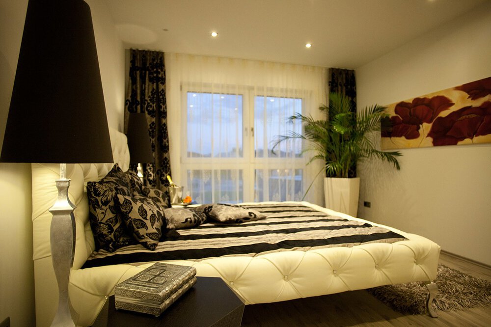 Schlafzimmer Musterhaus von ELK Haus GmbH