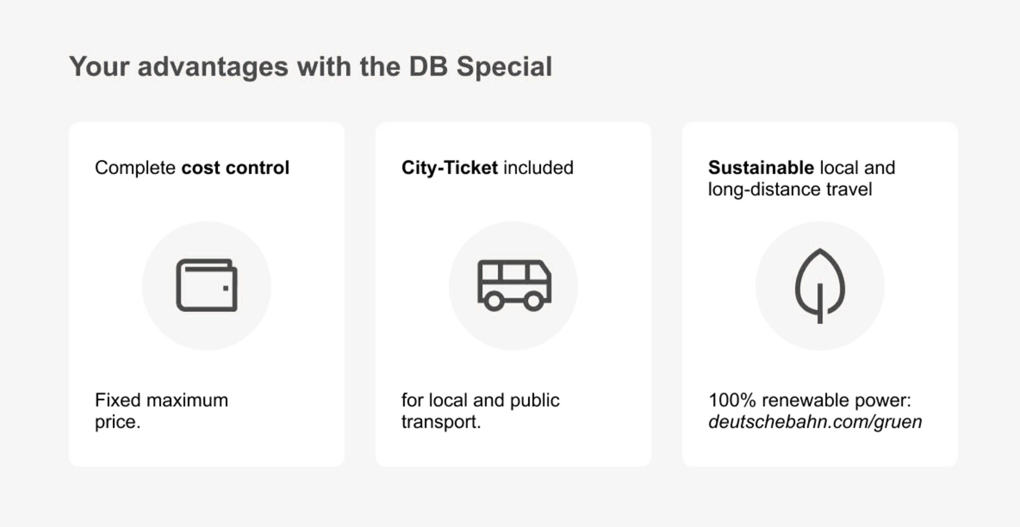 IFAT Munich – DB Special advantages