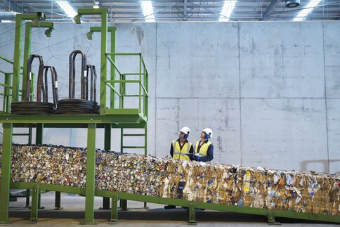 Visitor tests modern street cleaning vehicle
