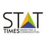 The STAT Times Marketing & Communication logo, featuring a triangle in yellow, green, and blue in place of the letter A, along with bold black text on a white background.