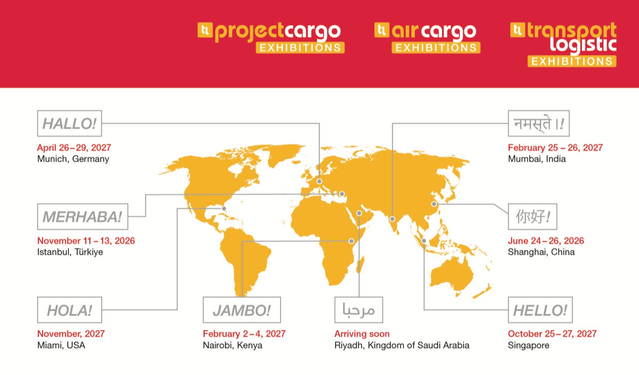 transport logistic & air cargo trade shows worldwide