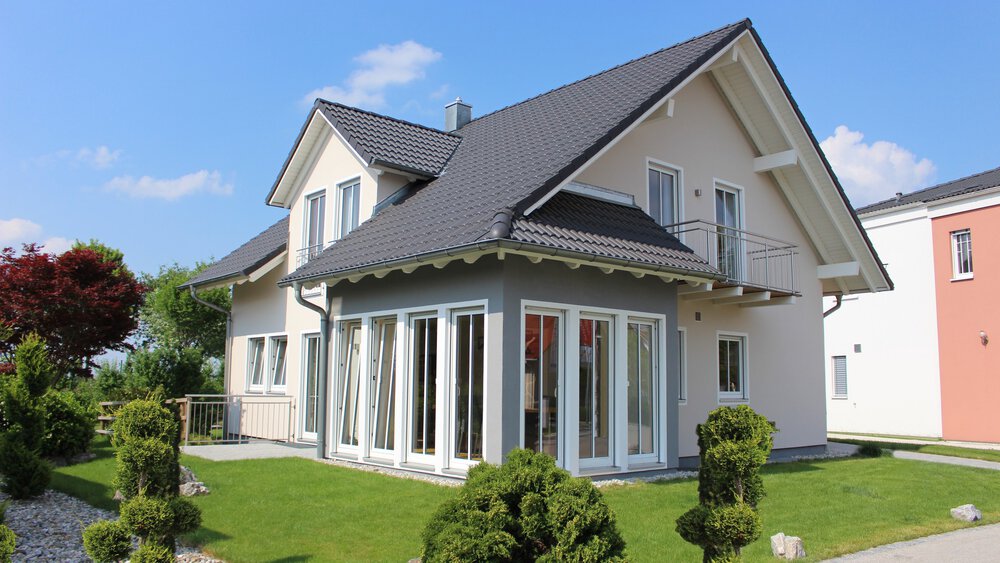 Außenansicht Musterhaus von Haas Fertigbau GmbH