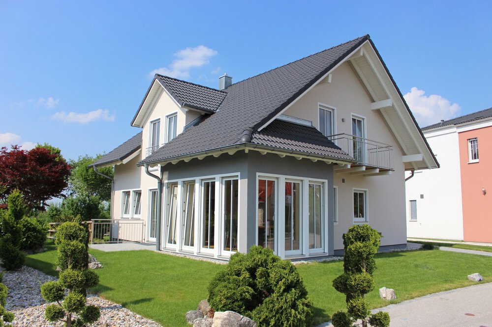 Außenansicht Musterhaus von Haas Fertigbau GmbH