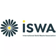 ISWA logo with a stylized flower design and the text “International Solid Waste Association” underneath.