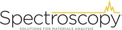 Logo with the text ‘Spectroscopy’ and ‘SOLUTIONS FOR MATERIALS ANALYSIS’ in black lettering and with a stylised yellow lifeline above it.