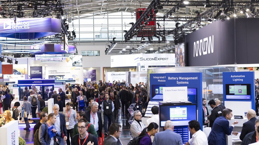 The bustling atmosphere at the trade fair was palpable, with exhibitors and visitors eagerly making contacts at the trade fair stands and exchanging information about the latest innovations for electronica 2024.