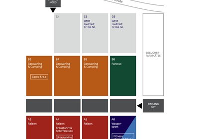 Geländeplan der f.re.e 2024