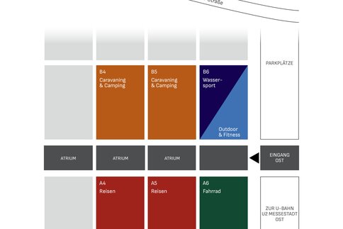 Geländeplan der f.re.e 2024