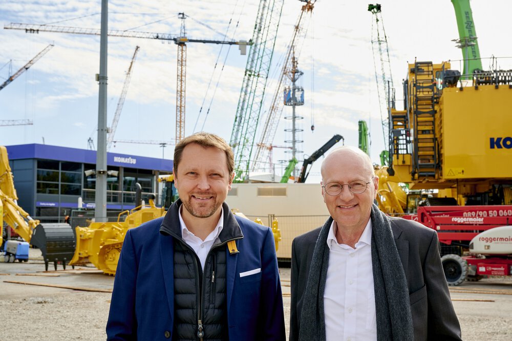 Die CEO-Doppelspitze blickt erwartungsvoll auf die bauma 2022