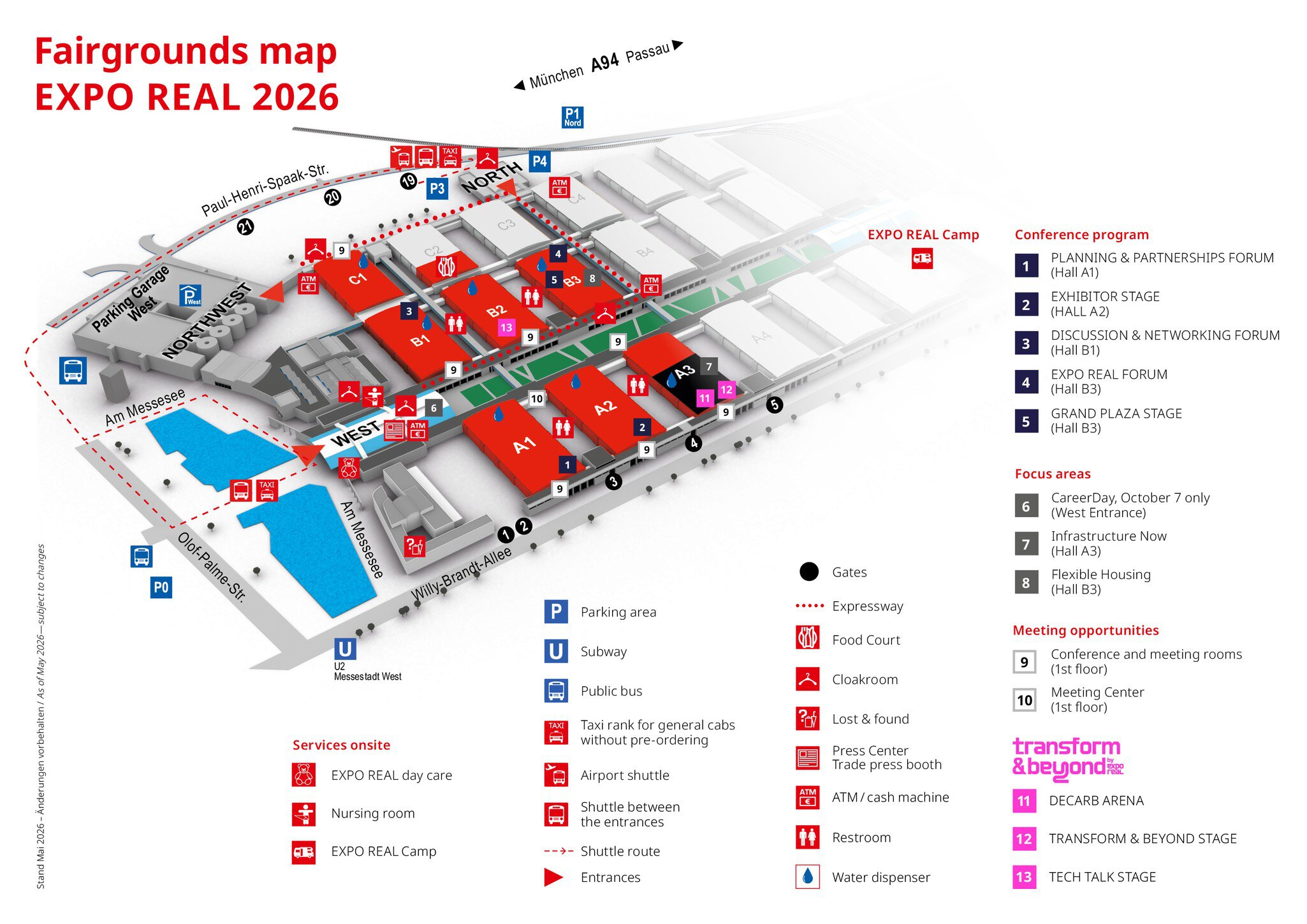 Hall plan Expo Real 2026