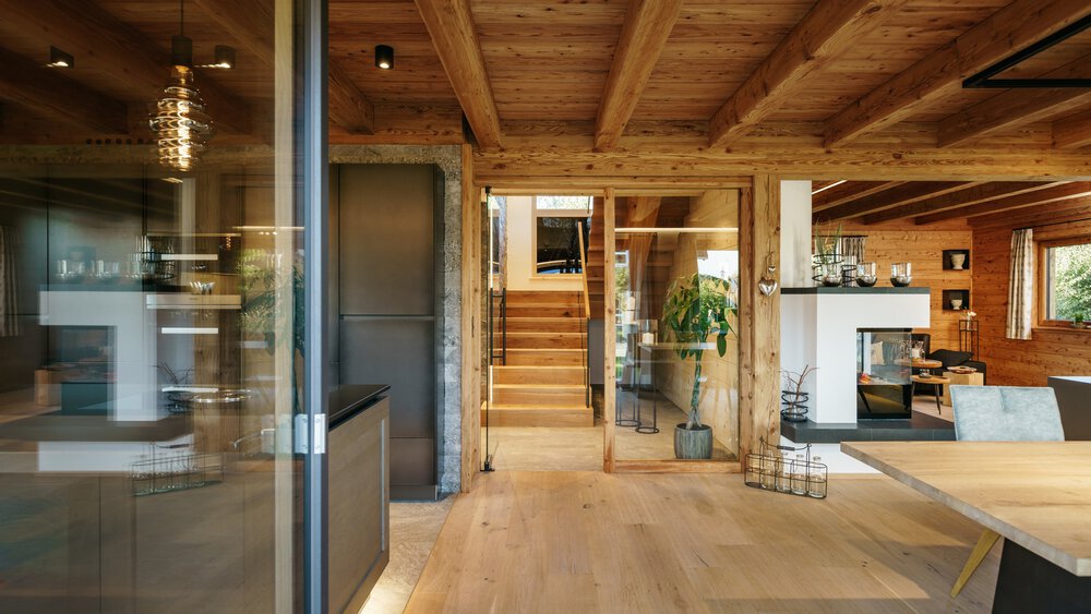 Küche-Esszimmer Musterhaus Tiroler Holzhaus GmbH 