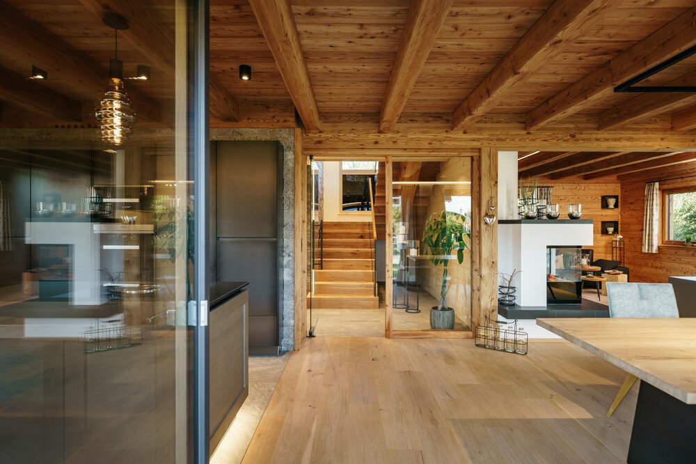 Küche-Esszimmer Musterhaus Tiroler Holzhaus GmbH 
