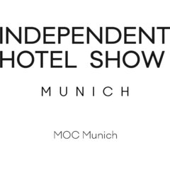 Black text on a white background reads: Independent Hotel Fair Munich, MOC Munich.