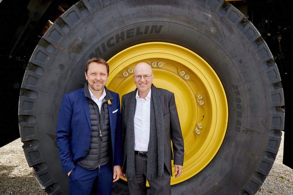 Die CEO-Doppelspitze blickt erwartungsvoll auf die bauma 2022