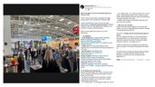 LinkedIn-Beitrag von MOOT mit einer gut besuchten Führung in der IFAT Munich Startup Area.