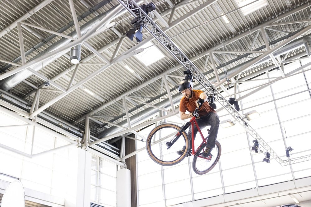 Im Bike-Bereich wurden die Besucherinnen und Besucher mit eindrucksvollen Sprüngen unterhalten
