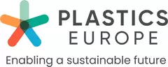 Plastics Europe logo with a colorful star and the text “Enabling a sustainable future”.