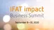 Know-how and B2B networking at the IFAT impact Business Summit.