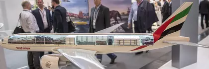 transport logistic air cargo europe exhibition stand Emirates Airlines