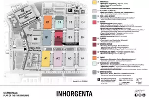 Geländeplan der INHORGENTA