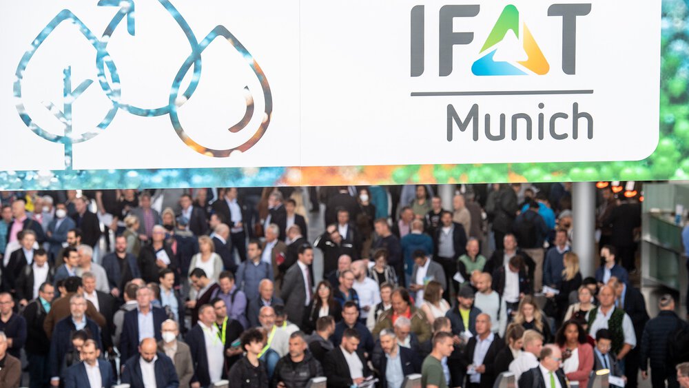 Auch 2024 wird die IFAT Munich wieder rund 260.000 Quadratmeter belegen, verteilt auf 18 Hallen und große Teile des Freigeländes