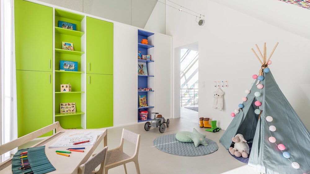 Kinderzimmer Musterhaus Aumer Massivhaus