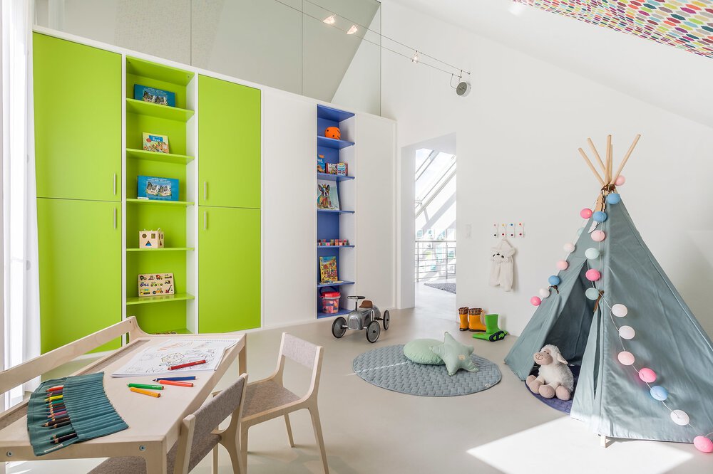 Kinderzimmer Musterhaus Aumer Massivhaus