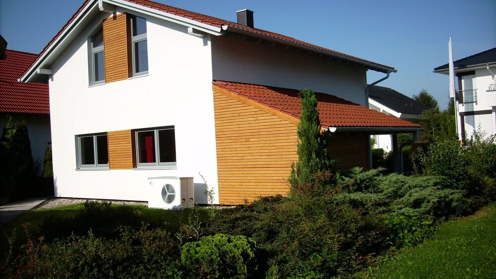 Rückansicht Musterhaus Albert-Haus 