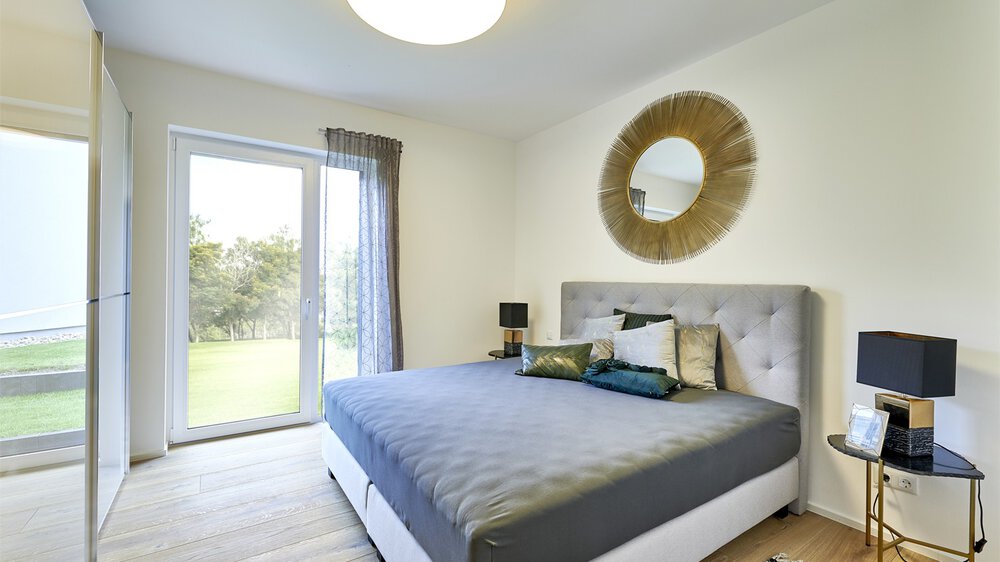 Schlafzimmer Musterhaus CLARON von KAMPA GmbH 