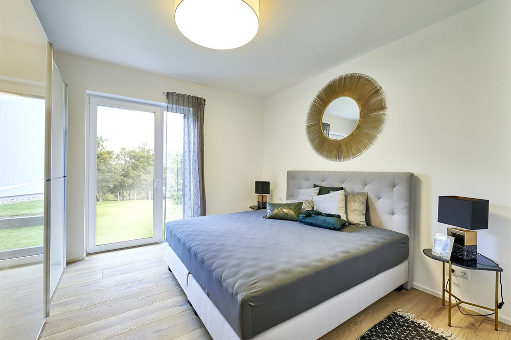 Schlafzimmer Musterhaus CLARON von KAMPA GmbH 