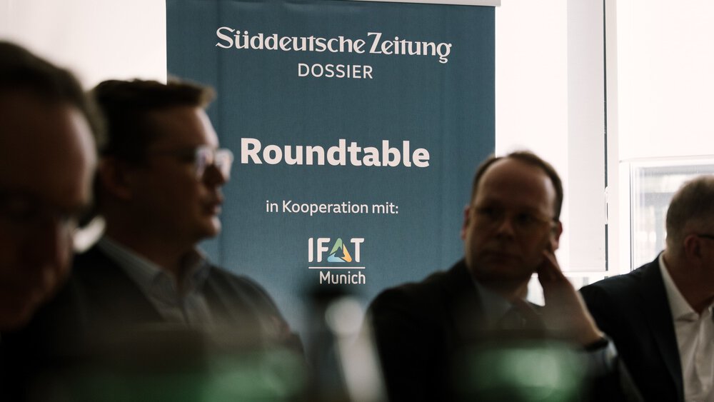 Banner mit der Aufschrift 