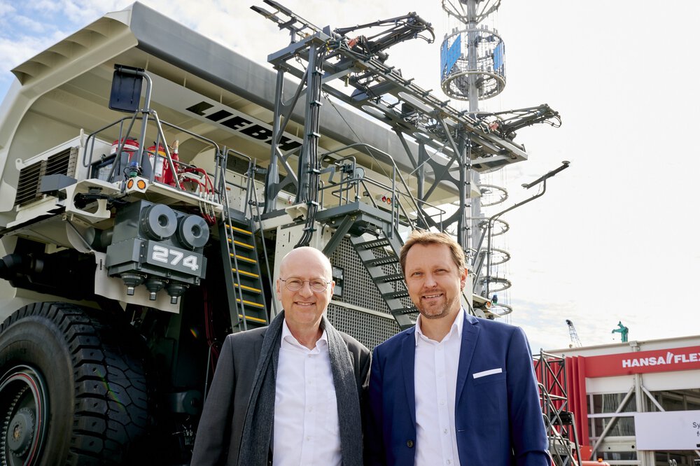 Die CEO-Doppelspitze blickt erwartungsvoll auf die bauma 2022