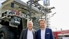 Die CEO-Doppelspitze blickt erwartungsvoll auf die bauma 2022