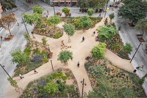 Rocafort Square, Barcelona