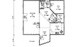 Grundriss Erdgeschoss Musterhaus Tegernsee von ISARTALER HOLZHAUS 
