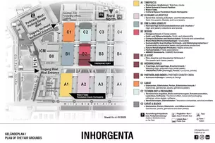 Geländeplan der INHORGENTA