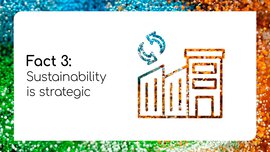 Fact 3: “Circularity is risk management” illustrated with an industrial and recycling icon.