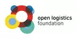 Logo with overlapping circles in red, blue, yellow and green next to the text ‘Open Logistics Foundation’.