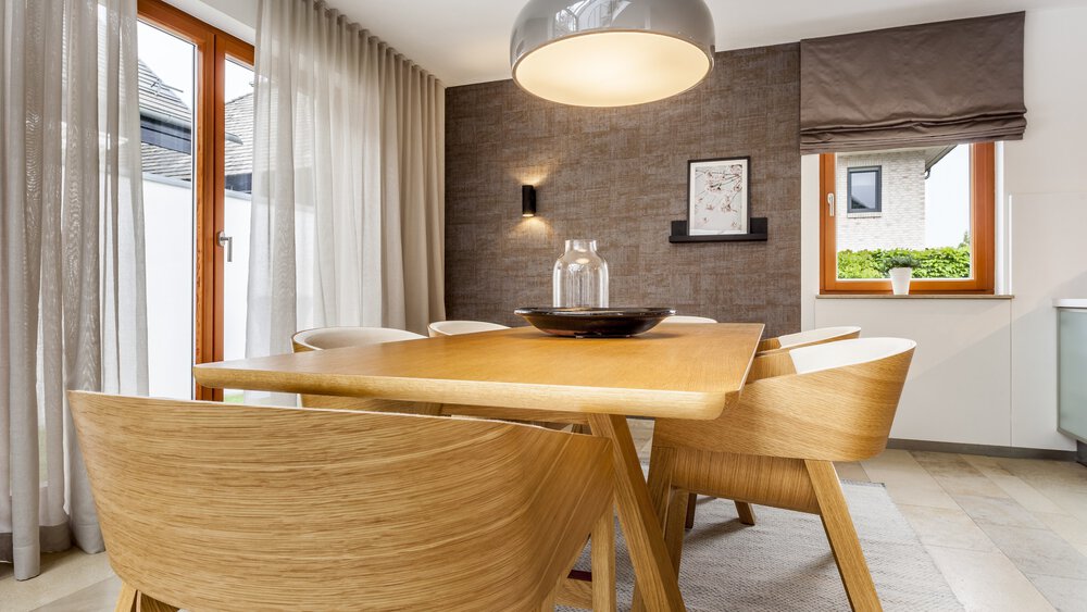 Essbereich Musterhaus Aumer Massivhaus