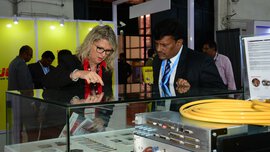Exhibitors and Visitors at LASER World of PHOTONICS INDIA
