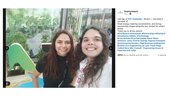 LinkedIn-Beitrag von Seamoretech mit einem Selfie von zwei Teammitgliedern in der IFAT Munich Startup Area.