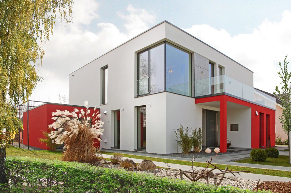 Außenansicht Musterhaus von Rötzer-Ziegel-Element-Haus GmbH