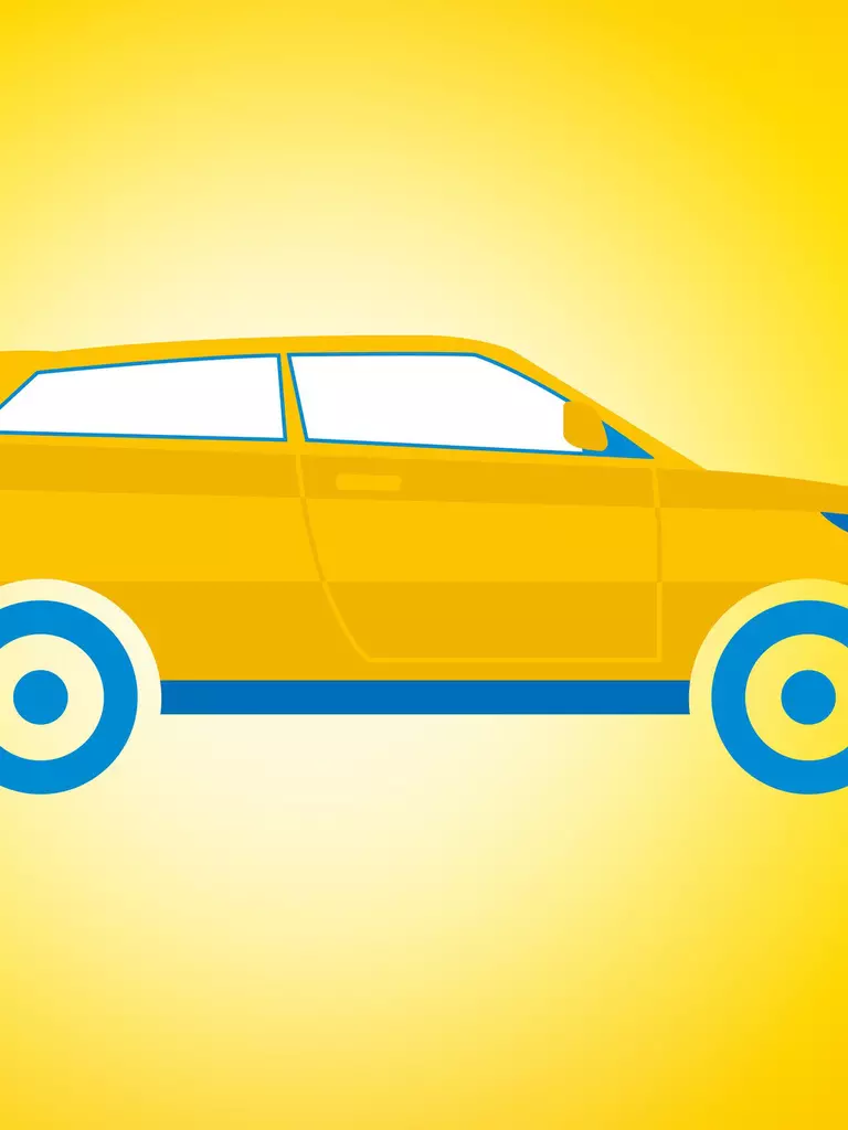 Icon of a car